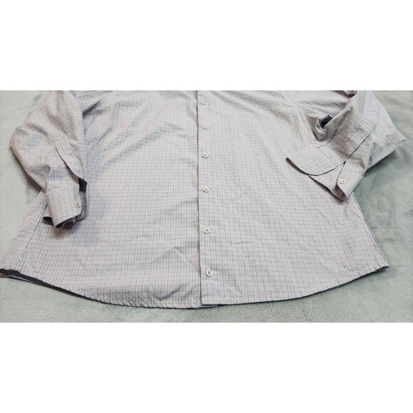 Charles Tyrwhitt Men's 17.5/34 in Non Iron Slim Fit Gingham Check Shirt - Picture 2 of 7